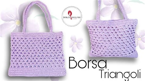 Borsa Triangoli Stile Prada All’Uncinetto: Tutorial Facile